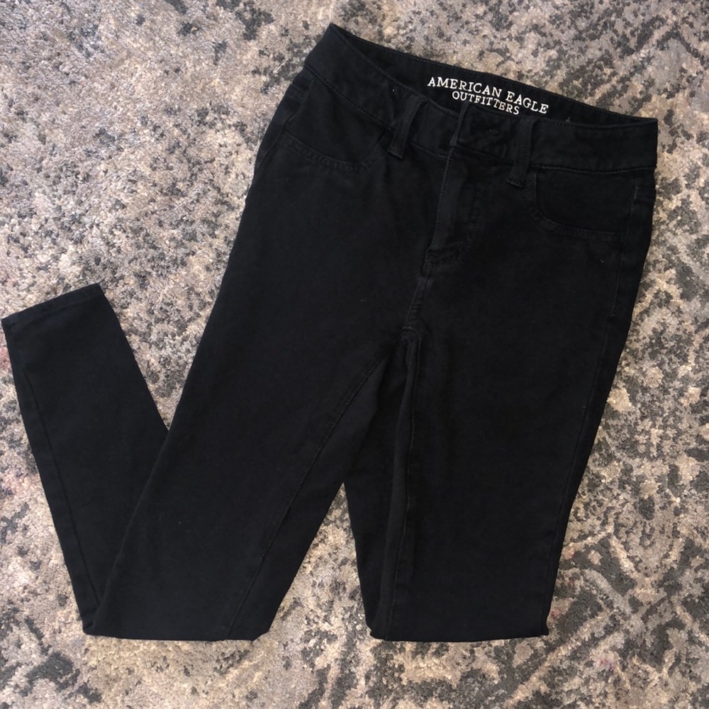 American Eagle Jeggings black 0